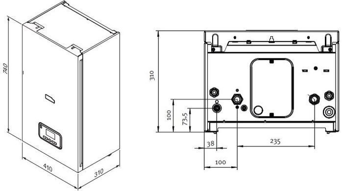 Електричний котел Protherm Ray (Скат) 18 KE /14 EU
