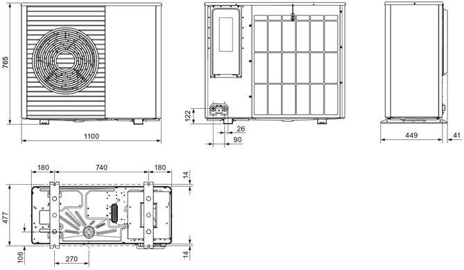 Pompa ciepła Vaillant aroTHERM plus VWL 35/6 A 230 V
